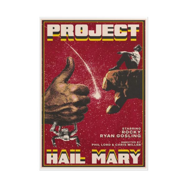 Project Hail Mary Movie Printed Poster, A2 42 x 59.4 cm