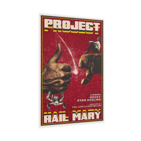 Project Hail Mary Movie Printed Poster, A2 42 x 59.4 cm