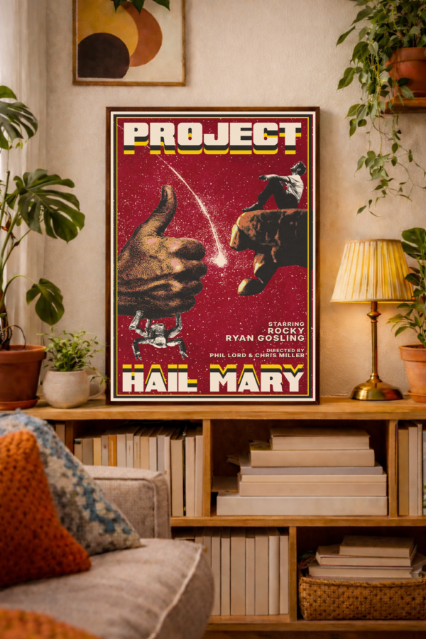 Project Hail Mary Movie Printed Poster, A2 42 x 59.4 cm