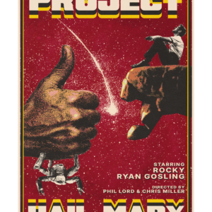 Project Hail Mary Movie Printed Poster, A2 42 x 59.4 cm